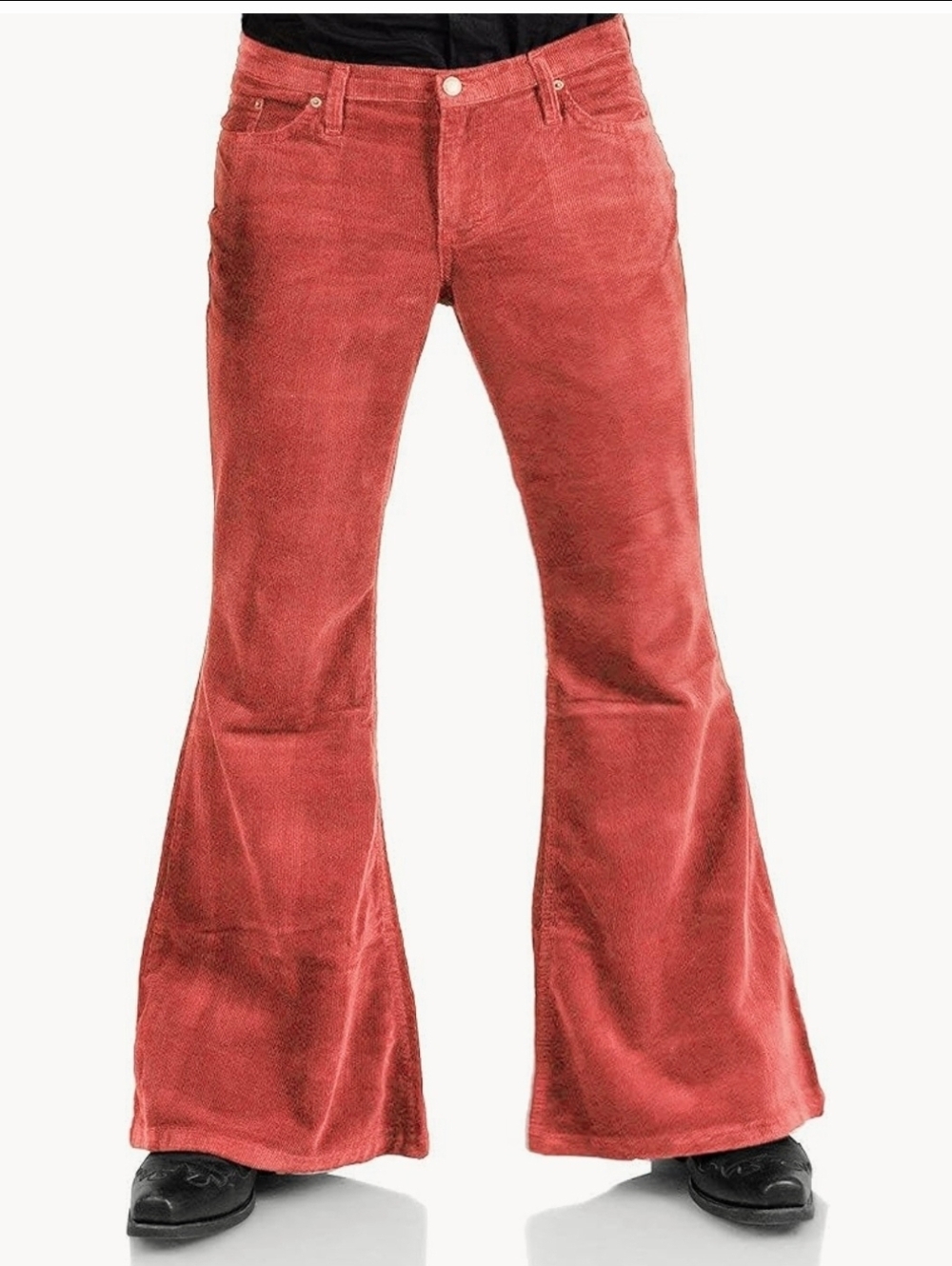 EVERDESIGN Retro 70s Corduroy Flared/Stretch Pants For Men.